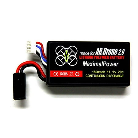 MaximalPower High Power Li-Po Lithium Polymer Battery For PARROT AR.DRONE 2.0 & POWER
