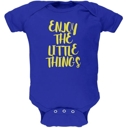 

Enjoy The Little Things Soft Baby One Piece Royal 24 Month