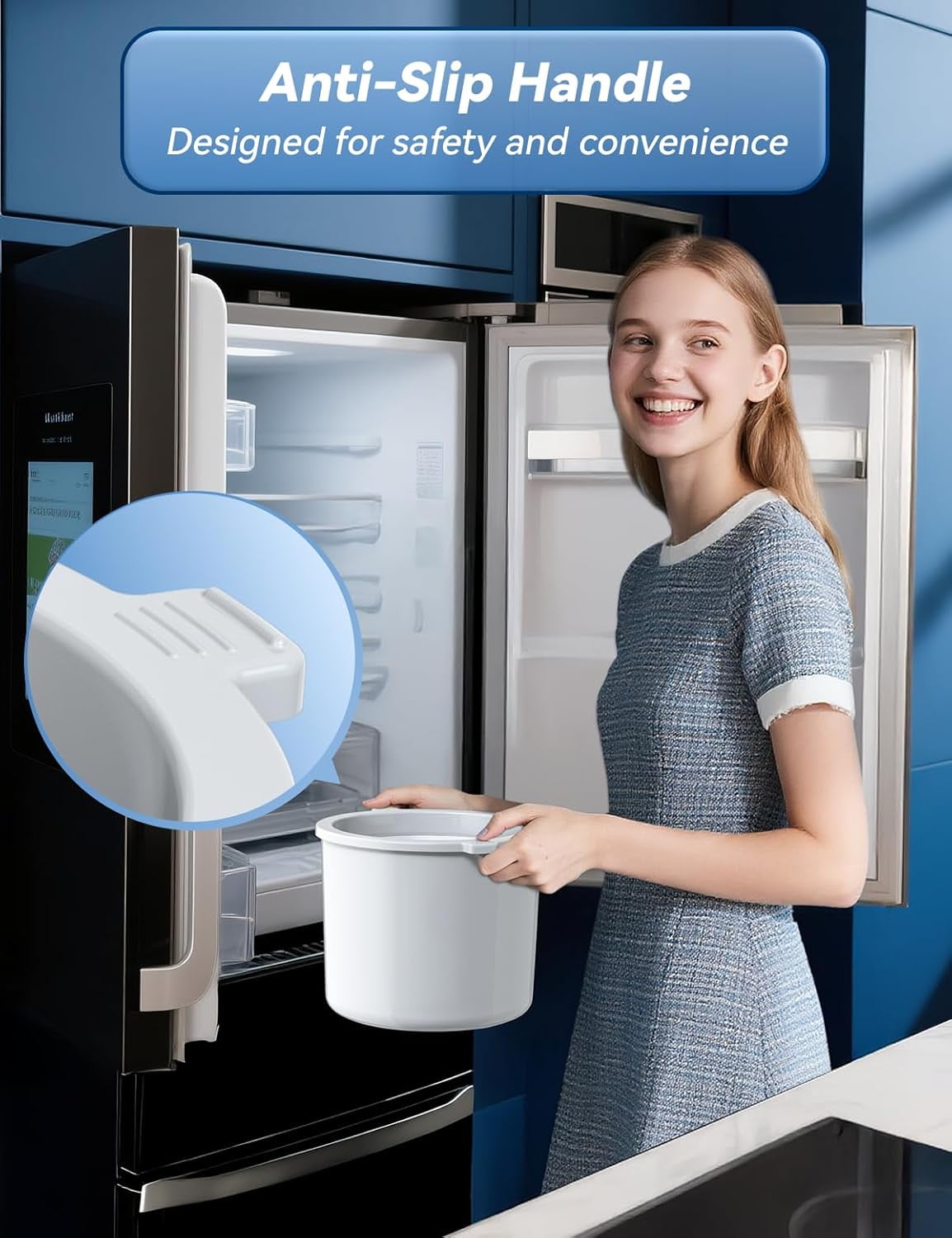 Ice  Maker 1.5-Qt with LCD Screen and Timer, Quiet  Yogurt  for Sorbet Gelato