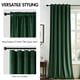 thumbnail image 2 of Cortinas MIULEE Velvet Hunter Green, 244 x 137 cm, 2 paneles, 2 of 6