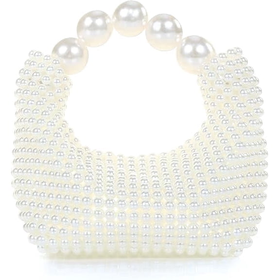 Miuco Pearl Handbag Women's Sparkling Ball Banquet Wallet Party Wedding Evening Bag Walmart