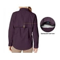 thumbnail image 5 of Little Donkey Andy Women's UPF 50+ UV Protection Shirt, Long Sleeve Fishing Shirt, Breathable and Fast Dry B.Purple XS, 5 of 7