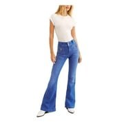 FREE PEOPLE Womens Blue Jeans Size 30 Waist