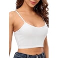 thumbnail image 1 of Camisole Recadrée avec Culotte de Soutien-Gorge Intégrée pour Femmes, 1 of 7