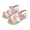 Pink-05, variant on Toddler Little Girl's Open Toe Strap Sandals Flowers Girls Summer Shoes Roma Sandals