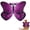 Purple, variant on CHENjy Pet Butterfly Wings Costume Realistic Adjustable Lightweight Pet Cosplay Wing for Halloween Cat Accessories 7.87*7.87 in