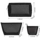 thumbnail image 3 of 3 pcs Multifunctional Cosmetic Bag in Mesh Transparent Mesh, 3 of 5