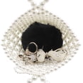 thumbnail image 3 of CAILDANL Amamcy Heart White Beaded Pearl Handbag Purse Vintage Pearl Clutch Pearl Bag Pearl Wrislet Mini Evening Bag for Party Wedding, 3 of 8
