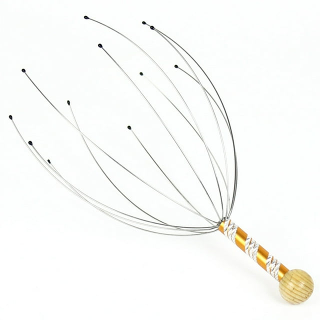Seitruly Head Massager Neck Scalp Scratcher Stress Relief Portable Stainless Body Shape Color Massage Steel Random Type3
