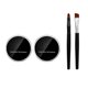 thumbnail image 1 of Eye Makeup Set, 2 Bottles Waterproof Gel Eyeliner with 2 Brushes (Black & Brown), 1 of 2
