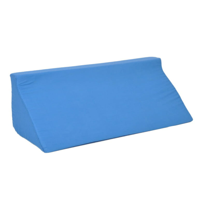 Bedsore Rescue Contoured Elevated Positioning Wedge Support Foam Pillow,  Blue, 1 Piece - Jay C Food Stores