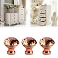 thumbnail image 2 of Preplabs Glass Clear Knobs, Drawer Handles Pulls For Furniture, Clear Door Cabinet Knobs, Single Hole Circular Hardware, 2 of 9