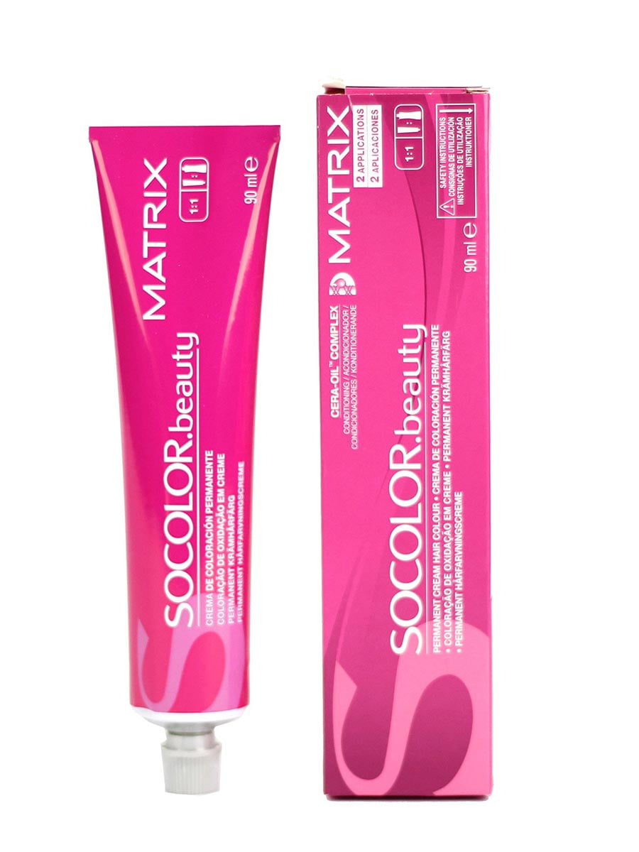 Matrix Matrix Socolor Beauty Permanent Hair Color 3vr Dark Brown Violet Red 3 1 Ounce 90 Milliliters Walmart Com