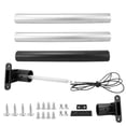 thumbnail image 1 of davian RV Screen Door Handle Universal Adjustable Aluminum Grab Bar Automatic Closing Device Built in Spring Secure Entry Suitable for Tr Silver, 1 of 8