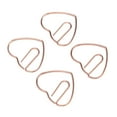 thumbnail image 4 of 100Pcs Heart Shaped Paper Clips Iron Decorative Paperclips Set Perfect for Marking Books Notebooks Clipboards in Office School or Home Use, 4 of 7