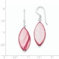 thumbnail image 2 of Beautiful Sterling Silver Pink Mother of Pearl Earrings, 2 of 2