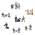 thumbnail image 4 of Vogacara 27 unids/set trabajador modelo construcción de acción humana niños trabajador modelo juguete Playset regalo Juguetes Vogacara FN000307-00B, 4 of 6