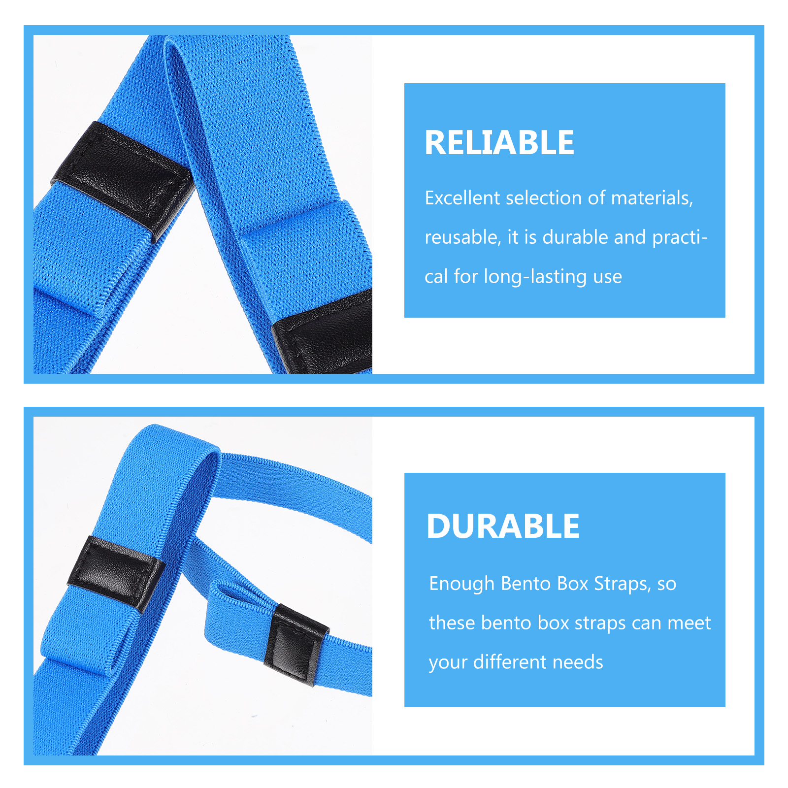 ZEHUANYU 32 Pcs Colored Bento Box Straps Bento Box Bands Lunch Container Elastic Straps Bento Fixing Bands