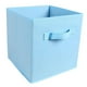 thumbnail image 3 of Cubo de almacenamiento plegable, cesta abierta, cesto de ropa plegable para la familia azul, 3 of 9
