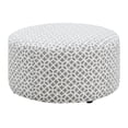 thumbnail image 2 of Round Ottoman | Contemporary Home Addition, No Assembly | Engineered Wood with Foam | Easy - to - Maintain Design, 2 of 2