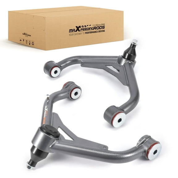 maXpeedingrods 2-4” Lifted Upper Control Arm for Chevy Silverado/GMC Sierra 2500HD/3500HD 2001-2010 8 Lug