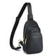 thumbnail image 1 of Bolso bandolera INICAT de piel, bolso de pecho, negro, 1 of 7