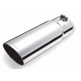 thumbnail image 1 of Gibson Exhaust Exhaust Tail Pipe Tip 500372 2-3/4 Inch Inlet; 3-1/2 Inch Outlet; Stainless Steel; Round; Angled Cut; 12 Inch Length, 1 of 5