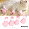 thumbnail image 3 of Fundas Para Garras De Gato, 4 Unidades, Protectores De Patas, Zapatos Con Garras Para Gatos, Botas Para Gatos, Botines Para Gatos, Manoplas De Silicona Antiarañazos Para, 3 of 7
