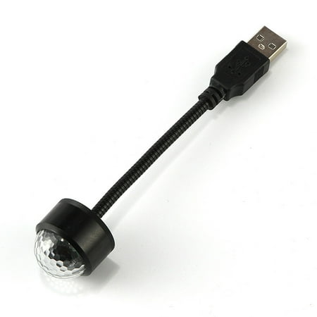 

Automobile Atmosphere Light Portable Foldable LED USB Power 360 Degree Adjustable Voice Control Decorative Metal Lamp