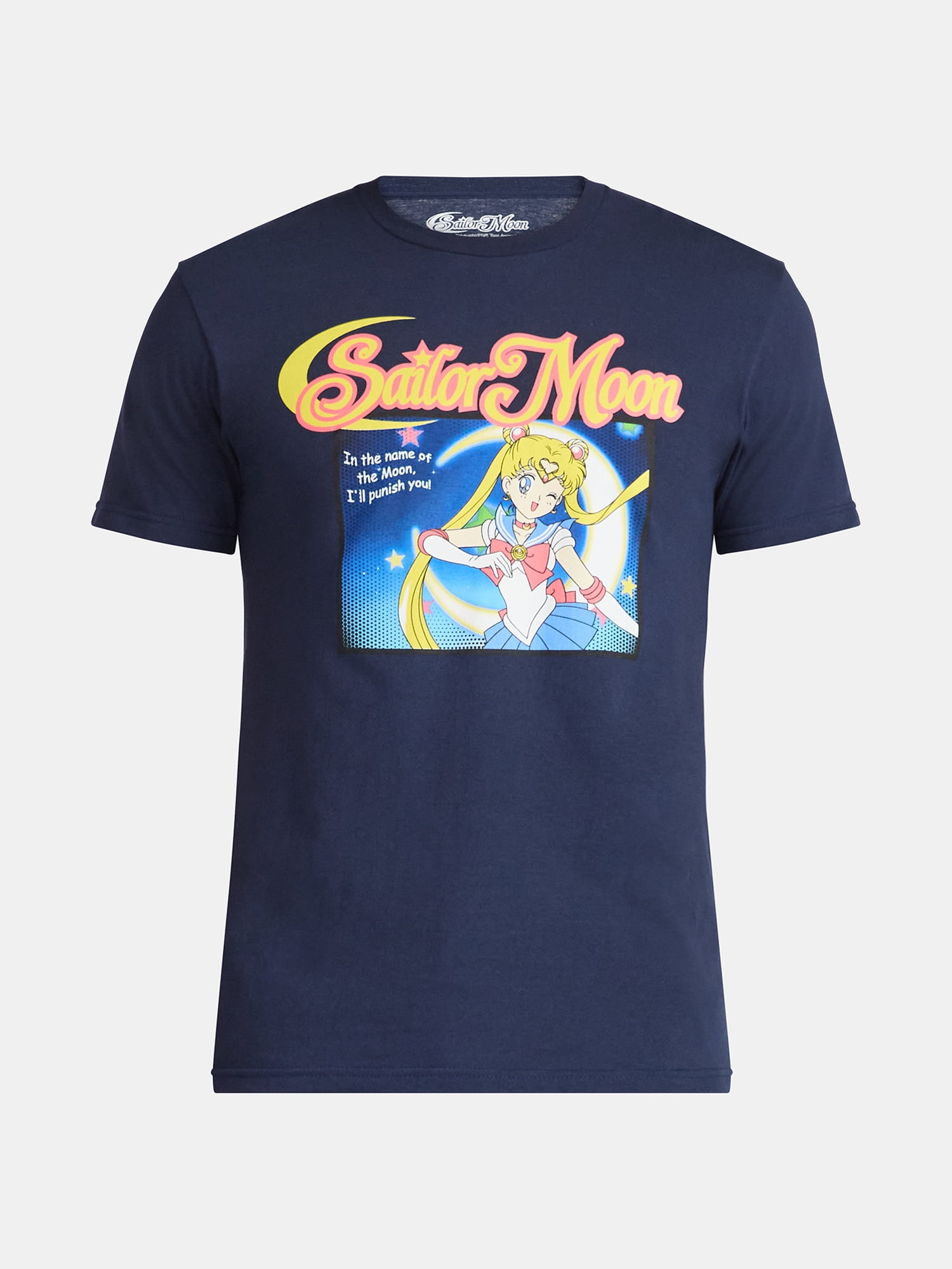 Sailor Moon Men's and Big Men's Graphic Tee with Short Sleeves, Sizes S-3XL  - Walmart.com