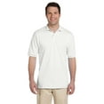 thumbnail image 1 of Jerzees Men's Jersey Polo Shirt - 437 - 3X-Large - White, 1 of 2