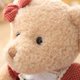 thumbnail image 4 of Oso de peluche con cuadros para niños y niñas, Peluches para parejas, El mejor regalo de cumpleaños y Navidad, Mantequilla rellena Kawaii, Everthe, Cálido, 45 cm, 2 piezas por juego, 4 of 5