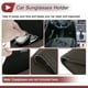 thumbnail image 5 of Estuche para Gafas de Sol del Coche Unique Bargains con Soporte Magnético Universal para Parasoles de Gafas de Sol para Coche de Cuero PU Marrón 18x7.5cm, 5 of 7