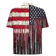 thumbnail image 4 of Blusa y camisa de manga corta con cuello vuelto Camisa casual para hombre Camisa de bolos vintage de manga corta Camisas de verano Camisa abotonada Blusa para hombre Poliéster, 4 of 5