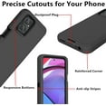 thumbnail image 4 of [PST] Motorola Moto G Play 2024 Étui Protecteur Rigide, Antichute à Trois Couches Antichoc Robuste Étui Protecteur Rigide, 4 of 5