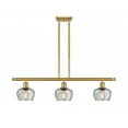 thumbnail image 1 of Innovations 516-3I-SG-G92-L Large Fenton 3 Light Island Light part of the Ballston Collection, Satin Gold, 1 of 1