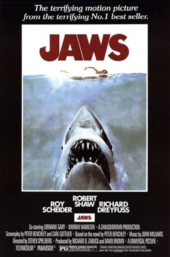 Jaws Movie Poster Print (24 x 36)