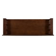 thumbnail image 6 of Linon Cynthia Slat Back Wood Bench with Flip Top Storage, 50"L x 17.25"D x 32"H, Walnut Brown, 6 of 14