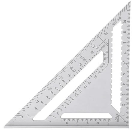 

Aluminum Metric Triangle Ruler Squares for Woodworking Tools Speed Square Angle Protractor Measuring Tool
