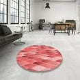 thumbnail image 4 of Ahgly Company Tapis Rectangulaire Lavable en Machine Rouge Rubis, 2 Pieds x 5 Pieds, 4 of 7