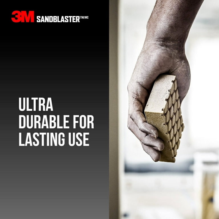 80 Grit Dust Channeling Sanding Sponge photo 5