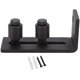 thumbnail image 1 of Guía de piso-Guía de piso deslizante ajustable de acero al carbono para accesorios de hardware de puerta de granero (ruedas dobles) Feliz Sencillez, 1 of 5