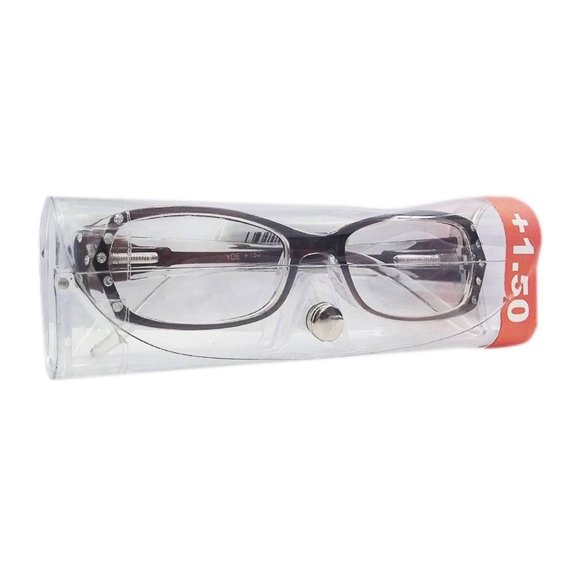 Lentes Wenzhou Forever color negro graduación + 1.50   1 pza