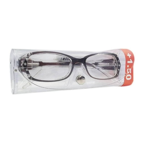 Lentes Wenzhou Forever color negro graduación + 1.50 1 pza