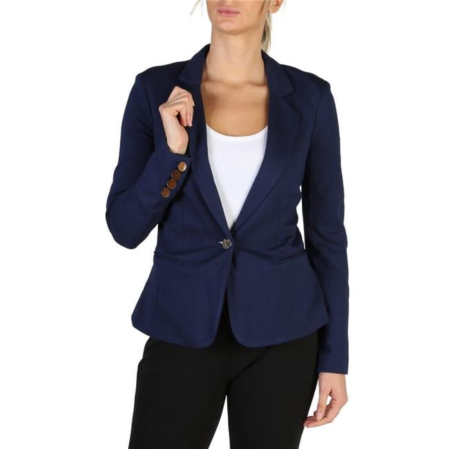 Guess W83N18-G7O1-Blue-L Original Womens Formal Blazer Jacket, Blue ...