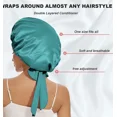 thumbnail image 6 of Silk Sleep Bonnet for Women – Lightweight Single Layer Hair Bonnet with Adjustable Tie Band for Curly & Natural Hair by ROHAJSHOP, 6 of 15