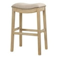 thumbnail image 5 of New Ridge Home Goods 31" Saddle Bar-Height Stool Natural, 5 of 12
