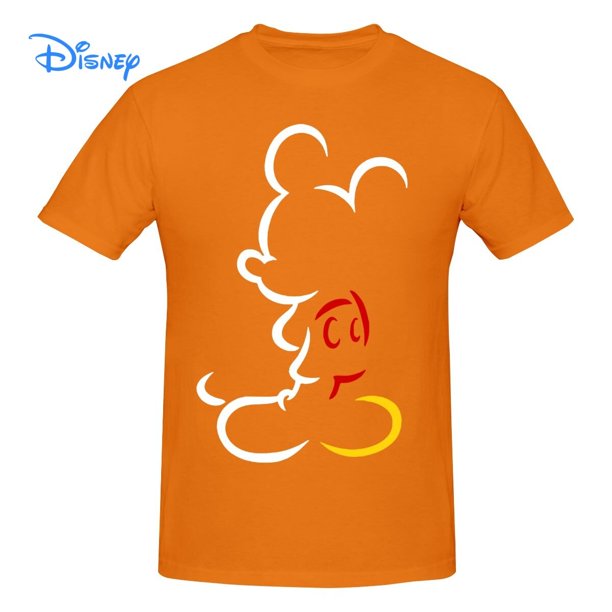 Mickey Mouse T shirt Harajuku Short Sleeve Disney T-shirt 100% Cotton Graphics Tshirt Brands Tee TopXL Gao Jinjia LED