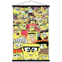 Nickelodeon Spongebob - Disguise Wall Poster with Wooden Magnetic Frame, 22.375" x 34"