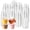 300pack, variant on 100Pack 1oz Disposable Plastic Portion Cups with Lids, Small Mini Sauce Cups for Portion Control, Salad Dressing Cups, Airtight and Stackable Condiment Cups for Party, Holiday and Daily Use